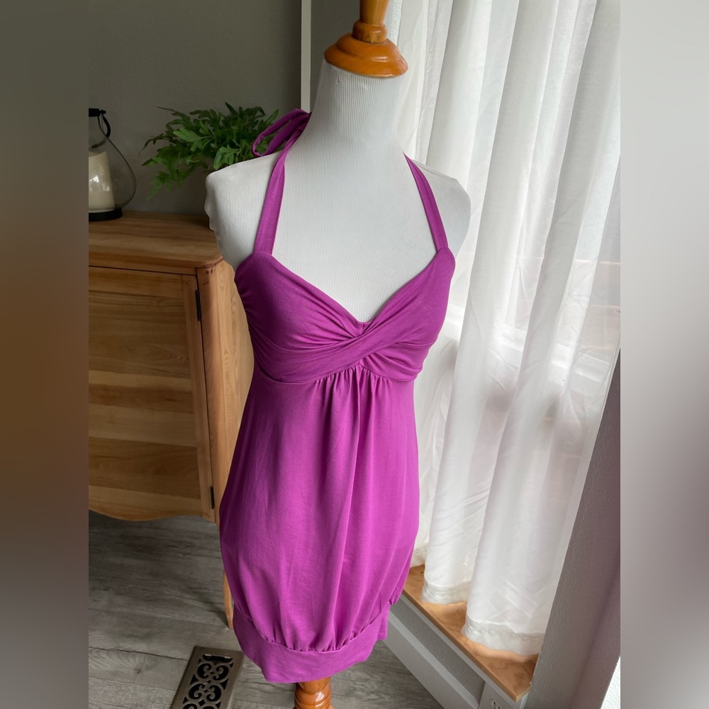 Express Magenta Body Con Dress- Size Small